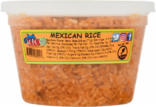 Rico Mexican Rice Perspective: back