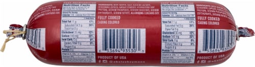 Abeles & Heymann Kosher Beef Salami Perspective: back