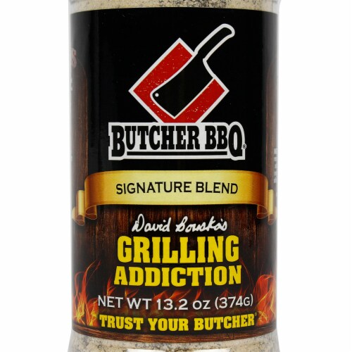 Butcher BBQ Grilling Addiction Signature BBQ Rub Seasoning Gluten Free 13.2 Oz Perspective: back