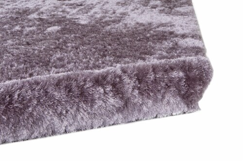 Feizy Rugs Indochine Plush Shag Rug Metallic Sheen Area Rug - Amethyst Quartz Perspective: back
