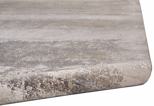 Feizy Rugs Cadiz Gradient Luster Accent Rug - Silver Gray Perspective: back