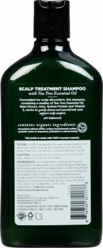 Avalon Organics® Tea Tree Scalp Treatment Shampoo Perspective: back