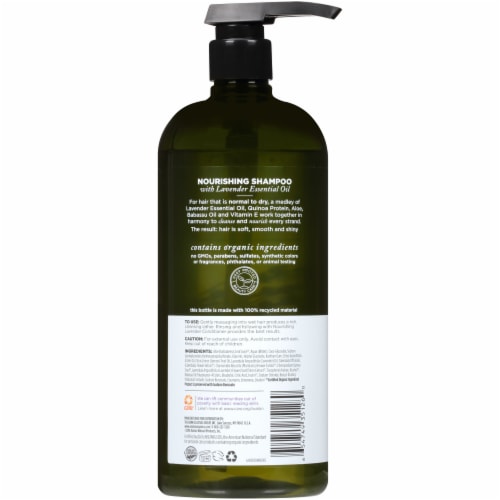 Avalon Organics Lavender Nourish Shampoo Perspective: back