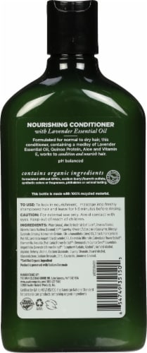 Avalon Organics Nourishing Lavender Conditioner Perspective: back