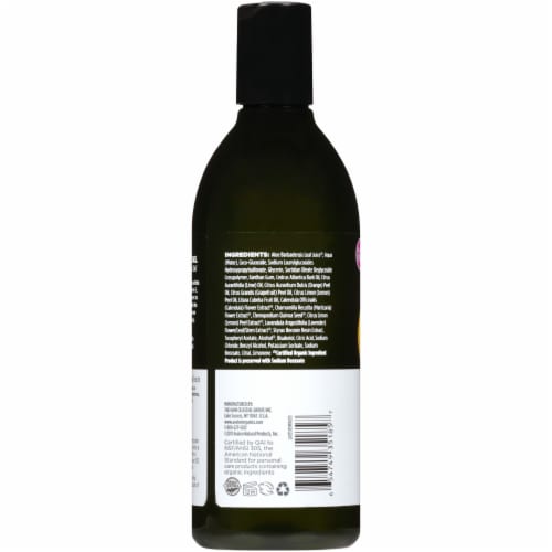 Avalon Organics Refreshing Lemon Bath & Shower Gel Perspective: back