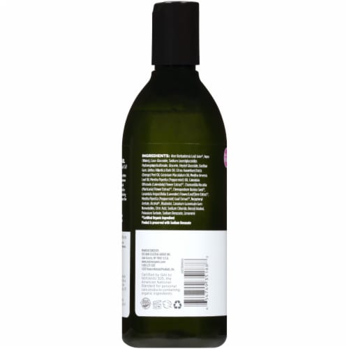 Avalon Organics® Revitalizing Peppermint Bath and Shower Gel Perspective: back