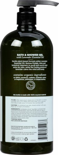 Avalon Organics® Nourishing Lavender Bath & Shower Gel Perspective: back