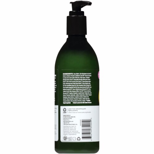 Avalon Organics® Refreshing Lemon Hand & Body Lotion Perspective: back