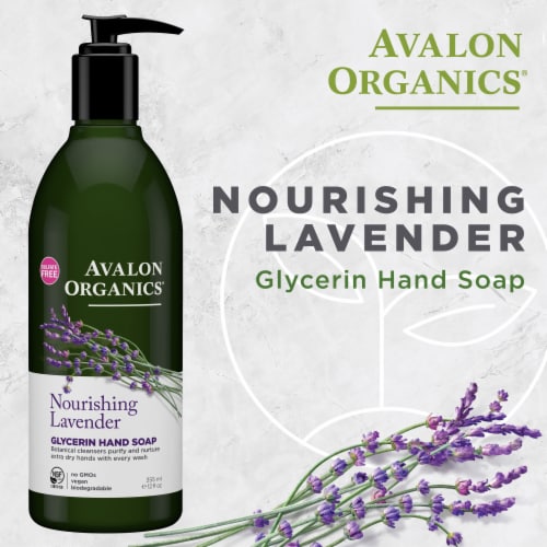 Avalon Organics® Lavender Liquid Hand Soap Perspective: back