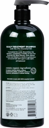 Avalon Organics® Scalp Treatment Tea Tree Shampoo Perspective: back