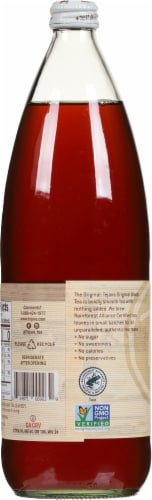 Tejava® Unsweetened Black Iced Tea Bottle Perspective: back