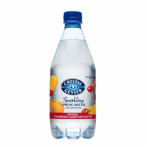 Crystal Geyser™ Sparkling Spring Water - Cranberry Clementine Perspective: back