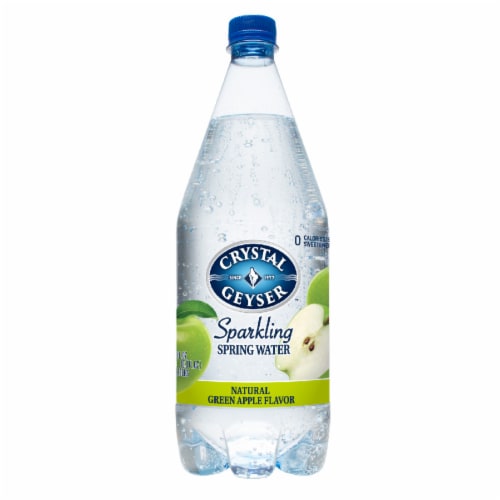Crystal Geyser™ Sparkling Spring Water - Green Apple Perspective: back