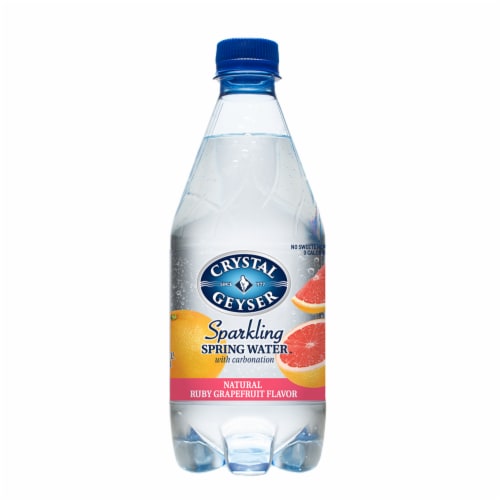 Crystal Geyser™ Sparkling Spring Water - Ruby Grapefruit Perspective: back