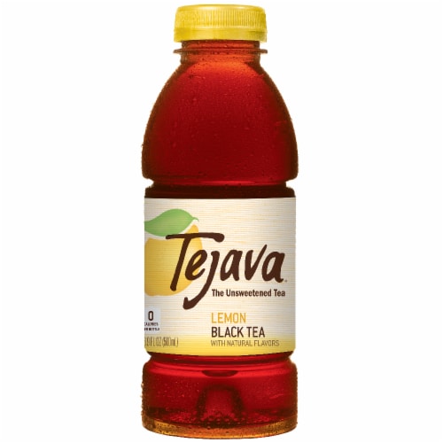 Tejava™ Tea Unsweetened Black Tea - Lemon Perspective: back