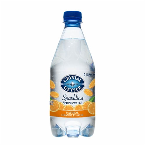 Crystal Geyser™ Sparkling Spring Water - Orange Perspective: back