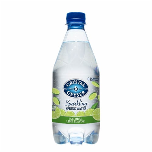Crystal Geyser™ Sparkling Spring Water - Lime Perspective: back