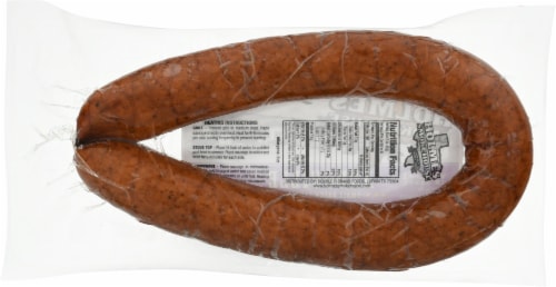 Holmes Smokehouse Pecan Smoked Andouille Sausage Ring Perspective: back