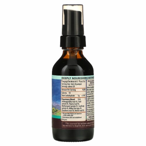 Wishgarden Herbs Deep™ Stress with Ashwagandha Herbal Supplement Perspective: back