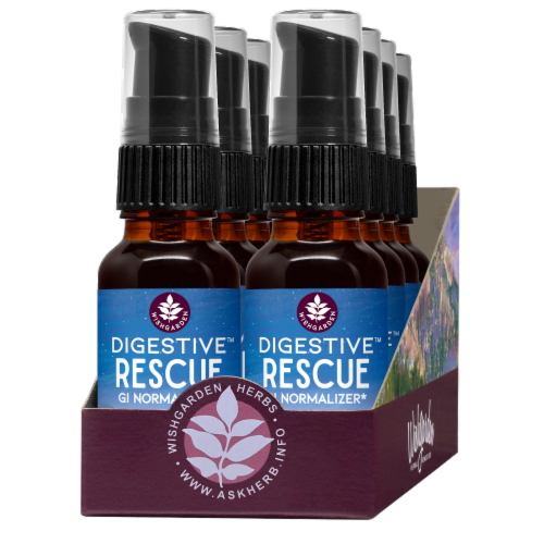 WishGarden Digestive Rescue™ GI Normalizer Ease Dropper Perspective: back