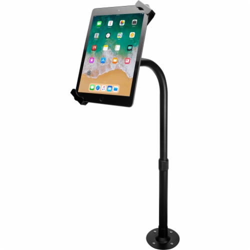 Height-Adjustable Tabletop Security Elbow Mount for 7-14 Inch Tablets Perspective: back