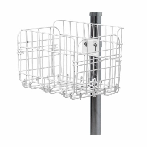 Metal Basket Add-On for CTA Digital Floor Stands Perspective: back