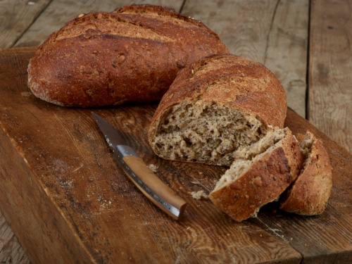 Izzio Lucky 7 Grain Bread Perspective: back