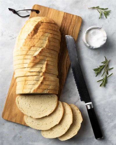 Izzio Artisan Bakery Rustic Italian Sourdough Bread Perspective: back