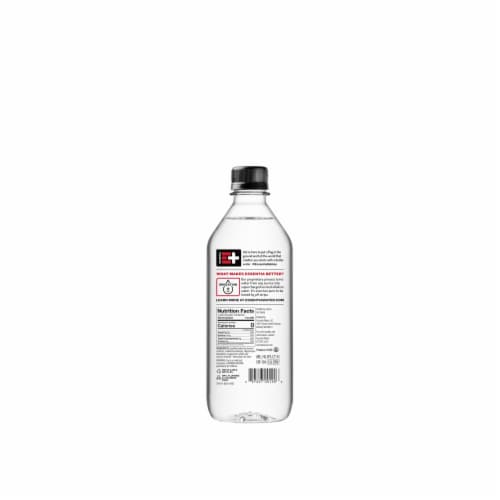 Essentia Bottled Water Ionized Alkaline Water Perspective: back