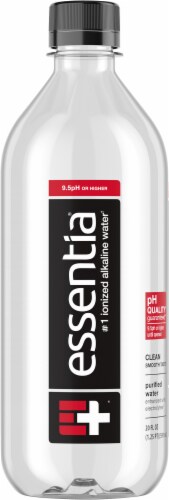 Essentia® Alkaline Purified Bottled Water Perspective: back
