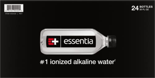Essentia 9.5 pH Alkaline Purified Bottled Water Perspective: back