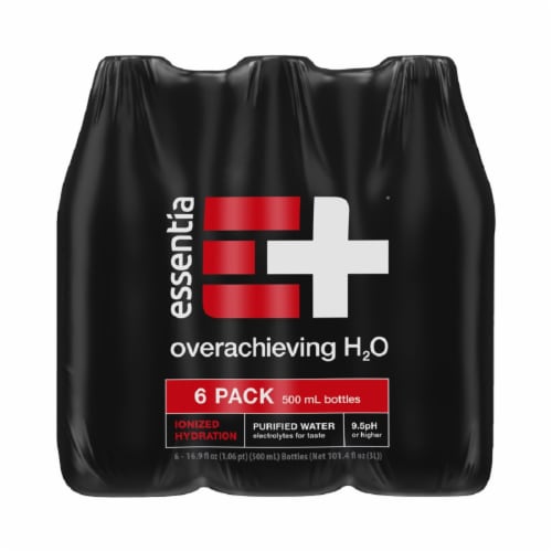 Essentia® Purified Bottled Water Perspective: back