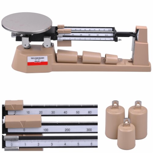 Yescom Triple Beam Mechanical Balance Scale Weight Set 2610g