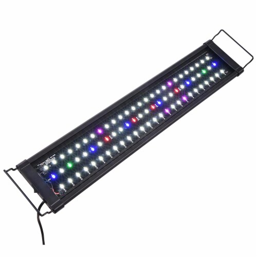 24 Multi-Color 78 LED Aquarium Light Fit For 24-35 Fish Tank Freshwater Perspective: back