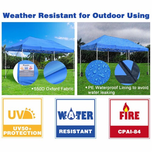 Waterproof pop up clearance canopy