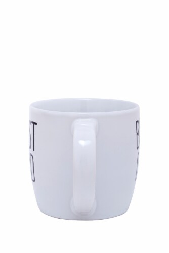 Pacific Market International Best Dad Mug - White Perspective: back