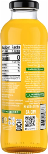 Honest Tea Organic Just Green Tea Perspective: back