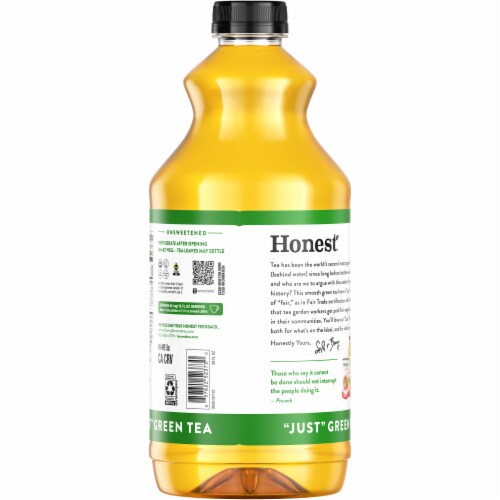 Honest Tea Organic Just Green Tea Perspective: back