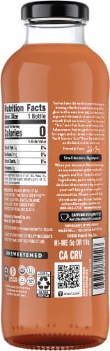 Honest® Tea Organic Just Black Unsweetened Tea Perspective: back