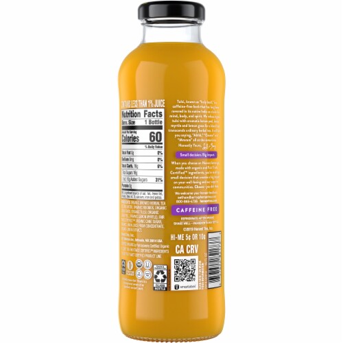 Honest Tea Organic Heavenly Lemon Tulsi Tea Perspective: back