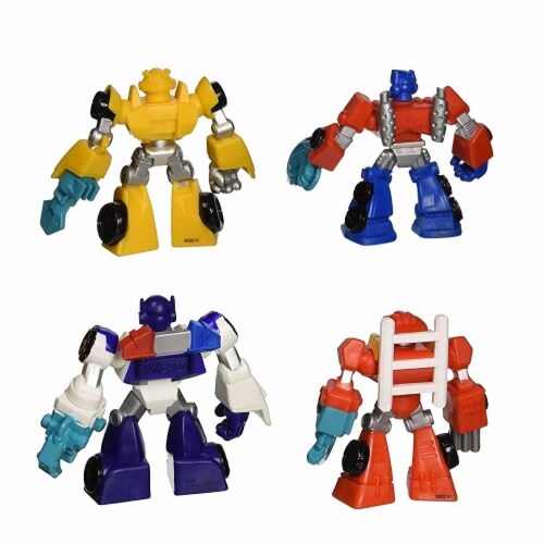 Transformers Rescue Bots 4 Pack Optimus Prime Bumblebee Heatwave Chase Hasbro 1 unit Foods Co