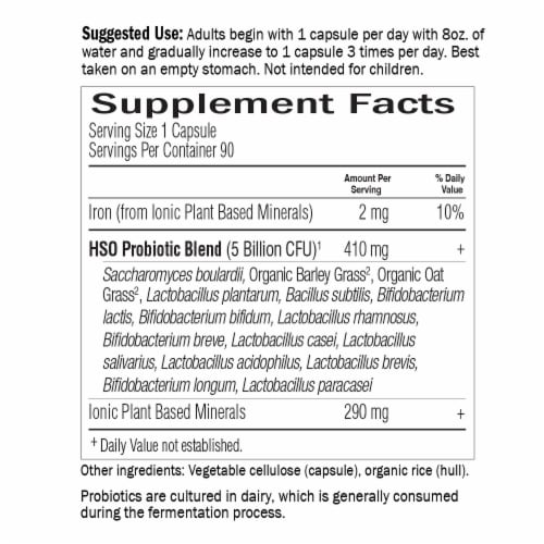 Garden of Life Primal Defense Ultra Probiotics, Normal Bowel Function, Capsules, 15 Billion CFU Perspective: back