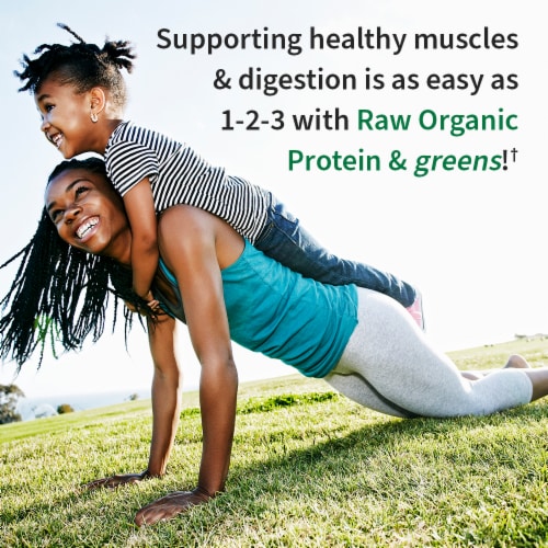 Garden of Life Raw Organic Protein & Greens 20g Vegan Protein + 6 Veggies Vanilla Powder Perspective: back