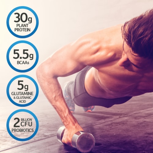 Garden of Life SPORT Organic Plant Based Protein to Help Build Muscle 30g Protein Powder Perspective: back