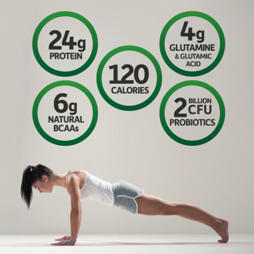 Garden of Life SPORT Certified Grass Fed Whey with Premium Isolate 24g Protein Vanilla Powder Perspective: back