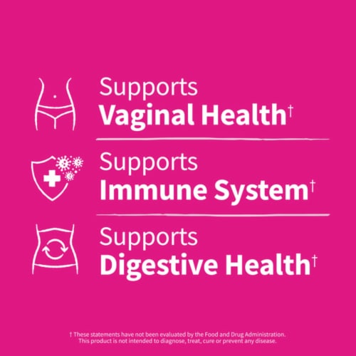 Garden of Life Dr. Formulated Women's Daily Care Probiotics for Vaginal & Digestive Health Capsules Perspective: back