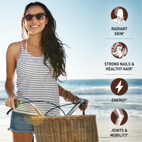 Garden of Life Grass Fed Collagen Coconut MCT, Energy, Hair, Skin, Nails & Joints, Chocolate Powder Perspective: back