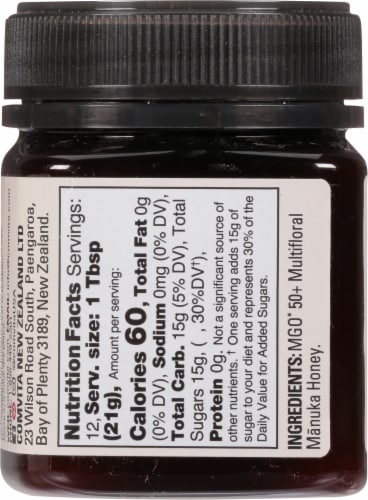 Comvita™ Multifloral MGO 50+ Manuka Honey Perspective: back