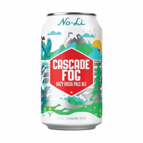 No-Li Cascade Fog Hazy IPA Perspective: back