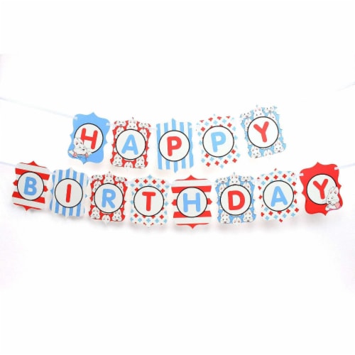Prime Party Happy Birthday Banner Sign | Max and Ruby Collection Perspective: back